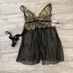 Dreamgirl Babydoll set